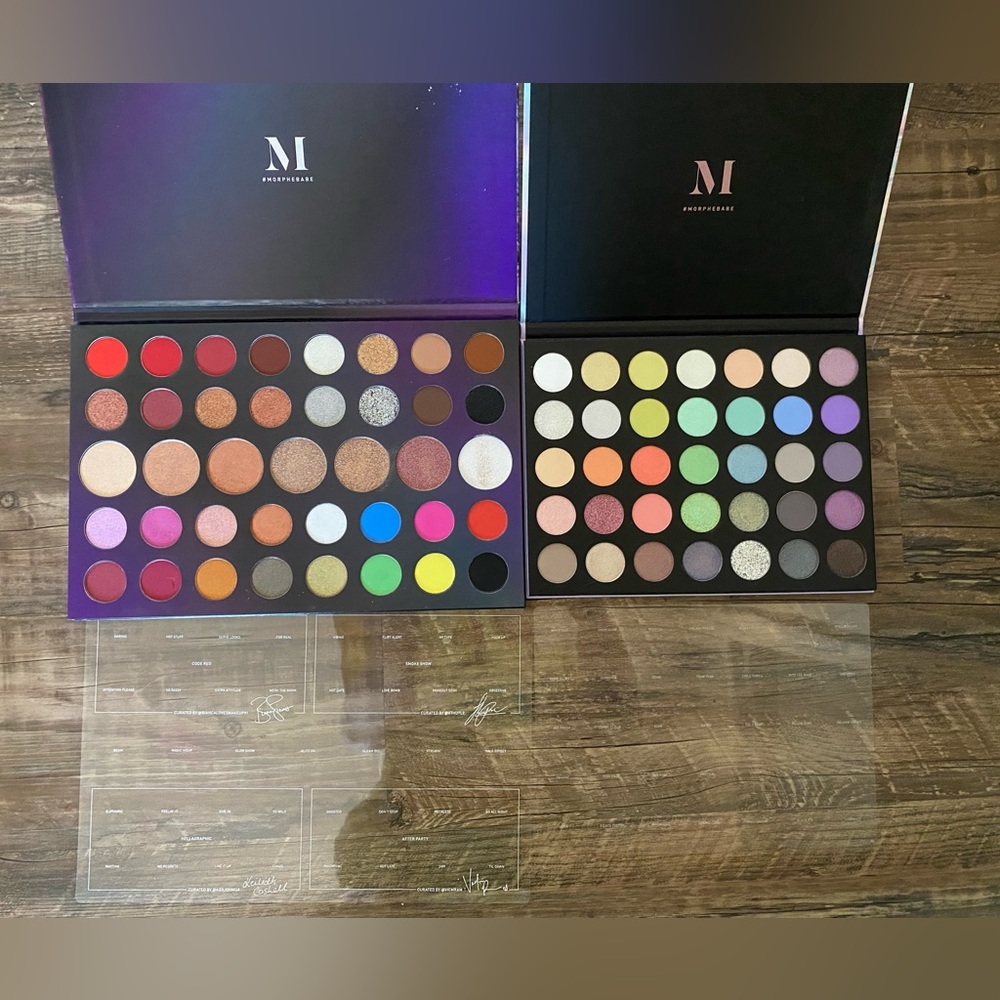 Morphe palette bundle- 39L hit the lights (sold out) and 35I Icy Fantasy
